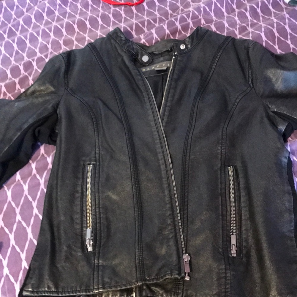 Leather jacket
